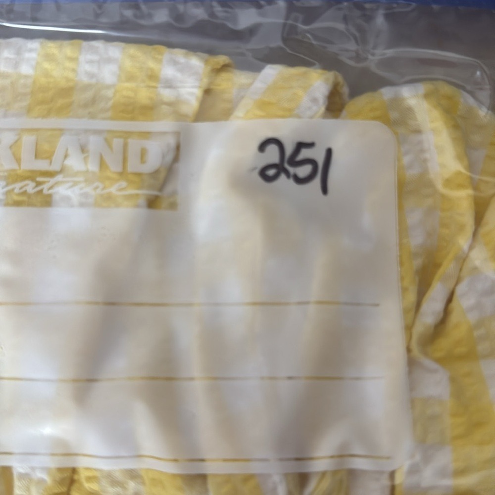 Crewcuts J.Crew Girls Yellow Gingham Seersucker Puff Sleeve Dress Size 14 - Picture 8 of 8